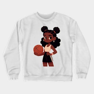 Female basketball player Crewneck Sweatshirt